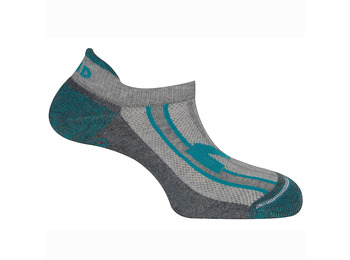 Calcetines Mund Invisible Rizo Gris-Azul