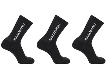 Calcetines Salomon Everyday Crew Pack-3 Negro