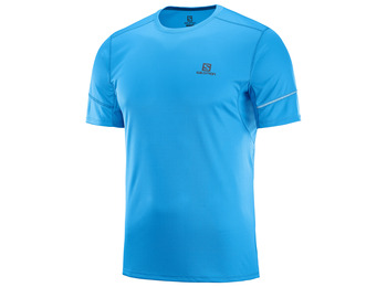 Camiseta Salomon Agile SS Tee Azul Cielo