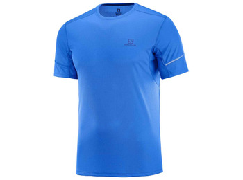 Camiseta Salomon Agile SS Tee Azul