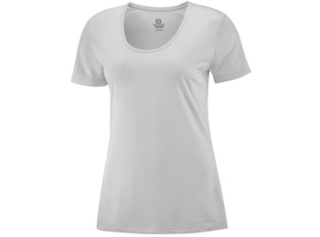 Camiseta Salomon Agile SS Tee W Gris