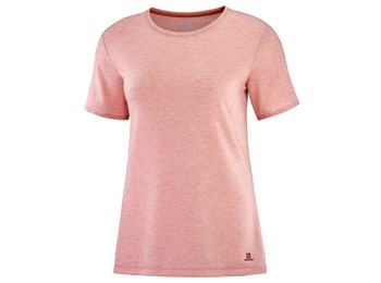 Camiseta Salomon Essencial Short Sleeve Tee W Rosa