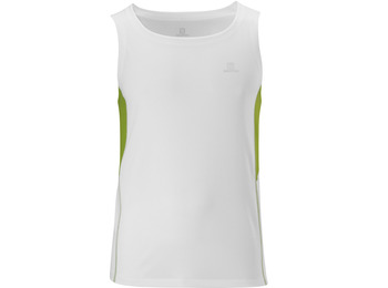 Camiseta Salomon Trail Tank M White