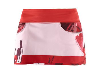 Falda Salomon Elevate Flow Skirt Rojo