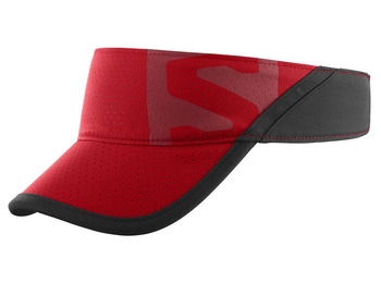 Visera Salomon XA Visor Blanco/Negro Rojo