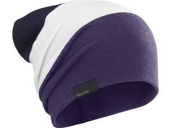 Gorro Salomon Flatspin Reversible Morado/Blanco