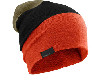 Gorro Salomon Flatspin Reversible Naranja/negro/Verde