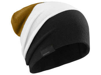 Gorro Salomon Flatspin Reversible Negro/Blanco/Ocre