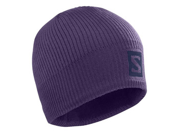 Gorro Salomon Logo Beanie Violeta