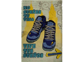 Imán Chapa Botas No sueñes tu vida vive tus sueños