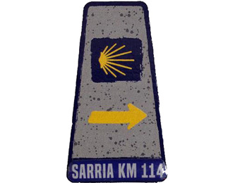 Imán Mojón Camino Sarria KM 114