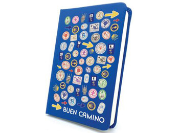 Libreta Camino de Santiago Sellos Azul