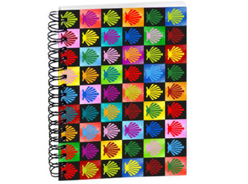 Libreta Conchas de colores