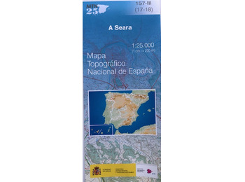 Mapa A Seara Caurel 157-3 IGN 1:25.000