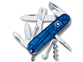 Navaja Victorinox Climber 14 usos 91 mm Azul Translúcido