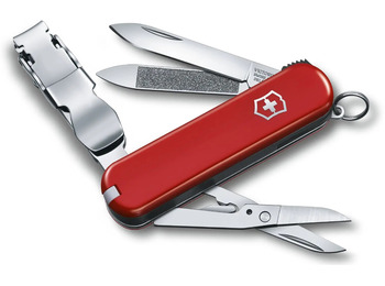 Navaja Victorinox Nail Clip 580 8 Usos Rojo