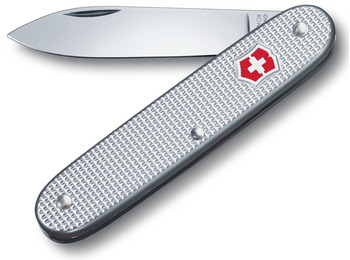 Navaja Victorinox Ribbed Alox Silver