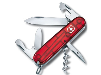 Navaja Victorinox Spartan 12 usos 91 mm Rojo translúcido