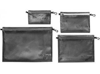 Neceser Tatonka Zip Pouch Set 4 Piezas Negro