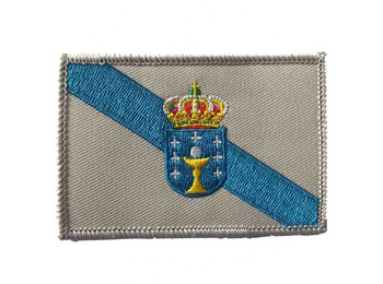 Parche Bordado Bandera de Galicia Grande