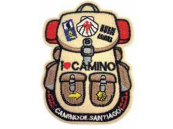 Parche bordado Mochila Camino de Santiago