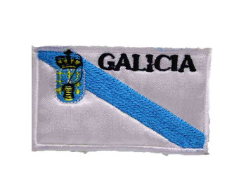 Parche bordado tela Bandera de Galicia