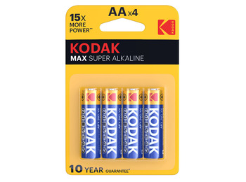 Pilas alcalinas Kodak MAX AA LR6