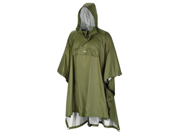 Poncho Ferrino Todomodo Ripstop Verde kaki