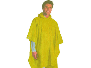 Poncho PVC lateral abierto Amarillo