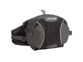 Riñonera Camelbak Flashflo con bolsa de hidratación Negro-Gris