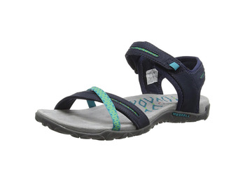 Sandalia Merrell Terran Cross II Marino/Turquesa