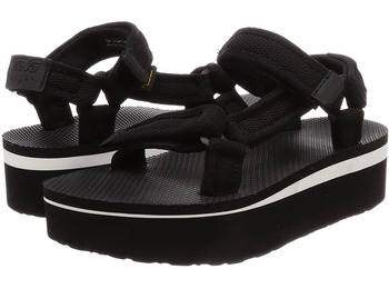 Sandalia Teva Flatform Universal W Mesh Print Negro