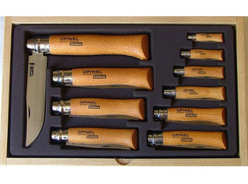 Set Opinel Tradición Carbono 10 navajas