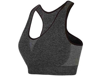 Sujetador deportivo Dare2B Warm Up Bra Gris