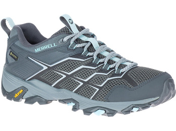 Zapatilla Merrell Moab FST 2 GTX W Gris/Turquesa