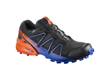 Zapatilla Salomon Speedcross 4 GTX LTD Negro/Marino/Naranja