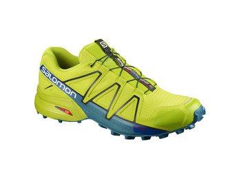 Zapatilla Salomon Speedcross 4 Lima/Azul/Negro