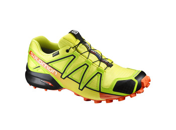 Zapatilla Salomon Speedcross 4 GTX Verde Lima/Negro/Naranja