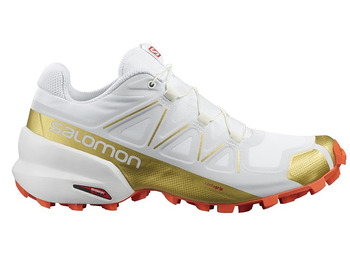 Zapatillas Salomon Speedcross 5 LTD Blanco/Dorado