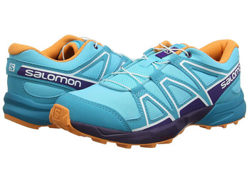 Zapatillas Salomon Speedcross J Turquesa/Morado/Naranja