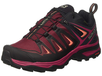 Zapatillas Salomon X Ultra 3 GTX W Granate/Rosa