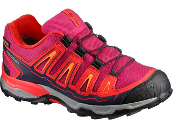 Zapatillas Salomon X Ultra GTX J Fucsia/Rojo