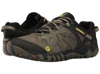 Zapatillas Merrell Allout Blaze Aero Sport Verde Oliva/Negro