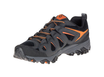 Zapato Merrell Moab FST Ltr Negro/Naranja