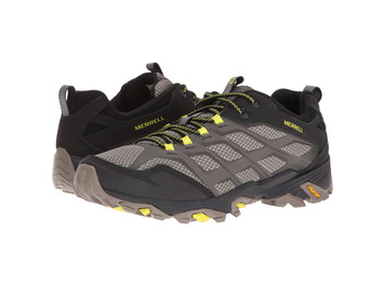 Zapato Merrell Moab Fst Negro/Gris/Amarillo