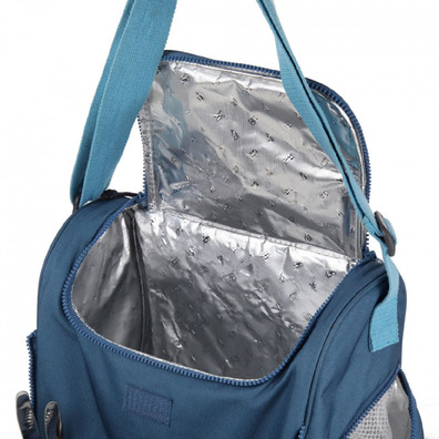 Bolsa Picnic Isotérmica Con Vajilla Regatta Stamford Azul