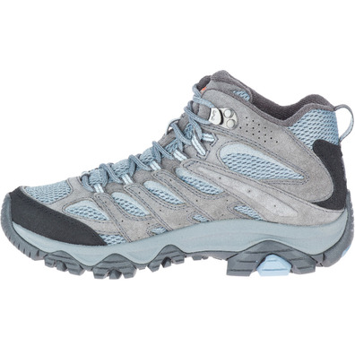 Bota Merrell Moab 3 Mid Gtx W Gris/Azul