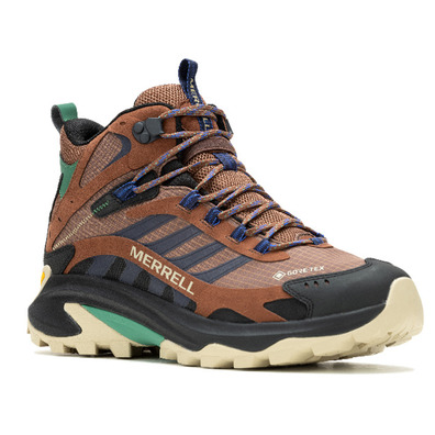 Bota Merrell Moab Speed 2 Mid GTX Marrón/Marino/Negro