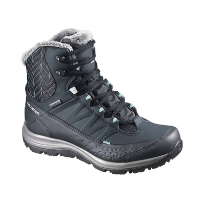 Bota Salomon Kaina Mid GTX W Negro/Gris