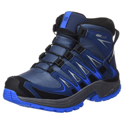 Bota Salomon XA PRO 3D MID CSWP J Marino/Azul/Negro